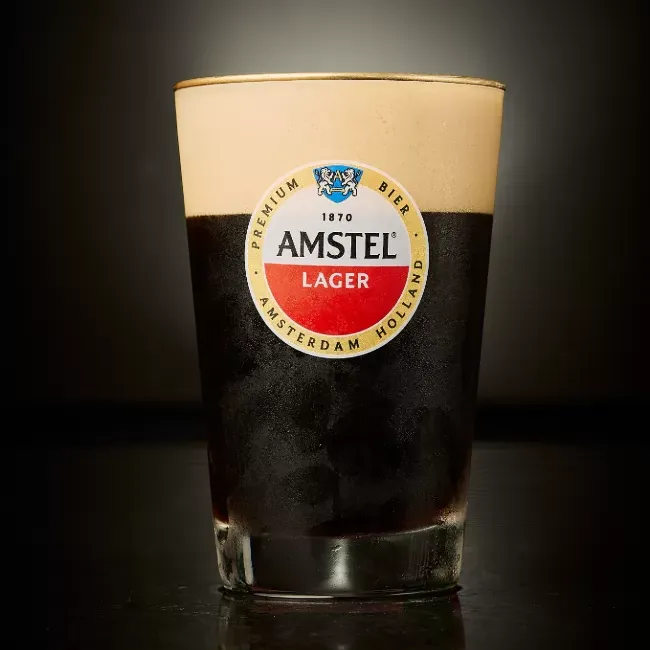 Copo de chope Amstel Dark