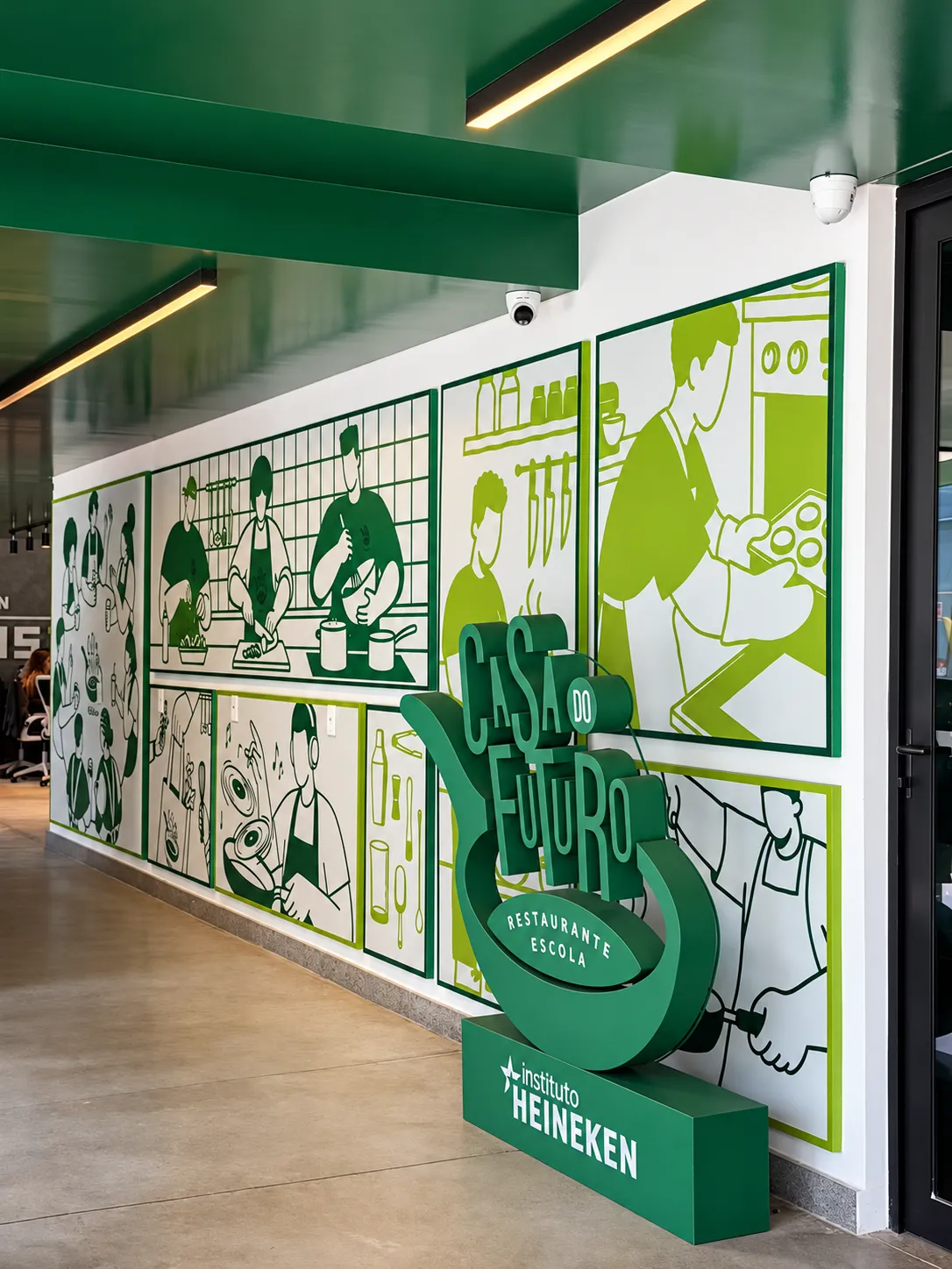 Casa do Futuro, restaurante escola do Instituto Heineken