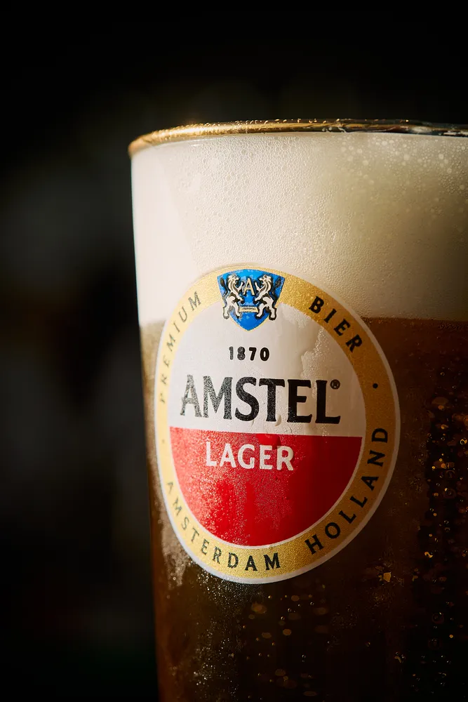 Copo de chope Amstel